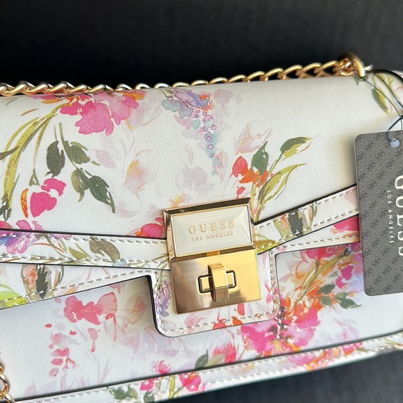 New GUESS Kavet Floral Crossbody - Picture 8 of 13